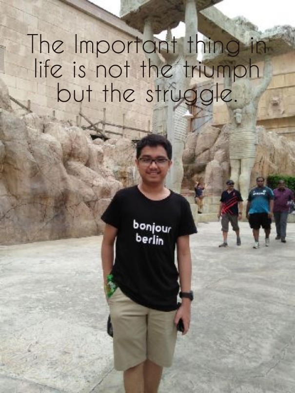 The important thing in life is not Design 