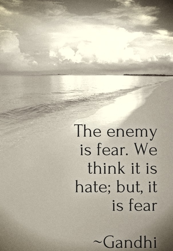 The enemy is fear. we think it is Design 