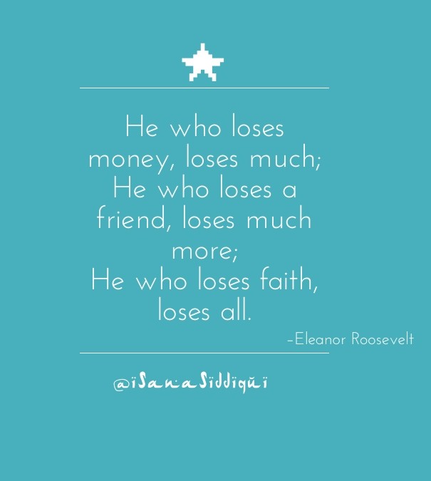 He who loses money, loses much; he Design 