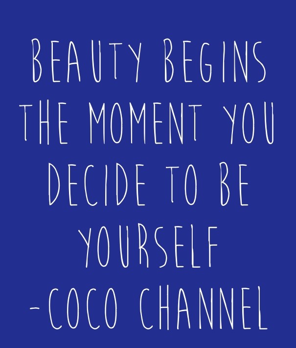 Beauty begins the moment you decide Design 