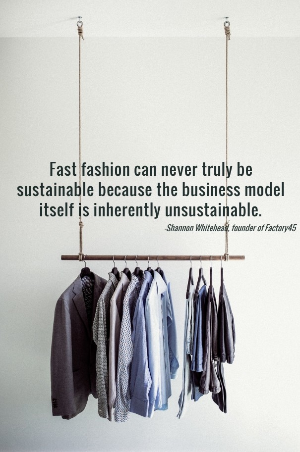 Fast fashion can never truly be Design 