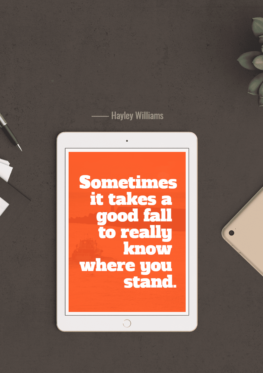 #poster #text #quote #mockup Design  Template 