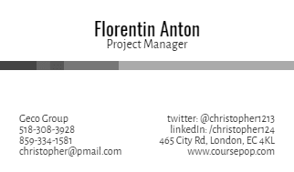 Business card template - Make the Design  Template 