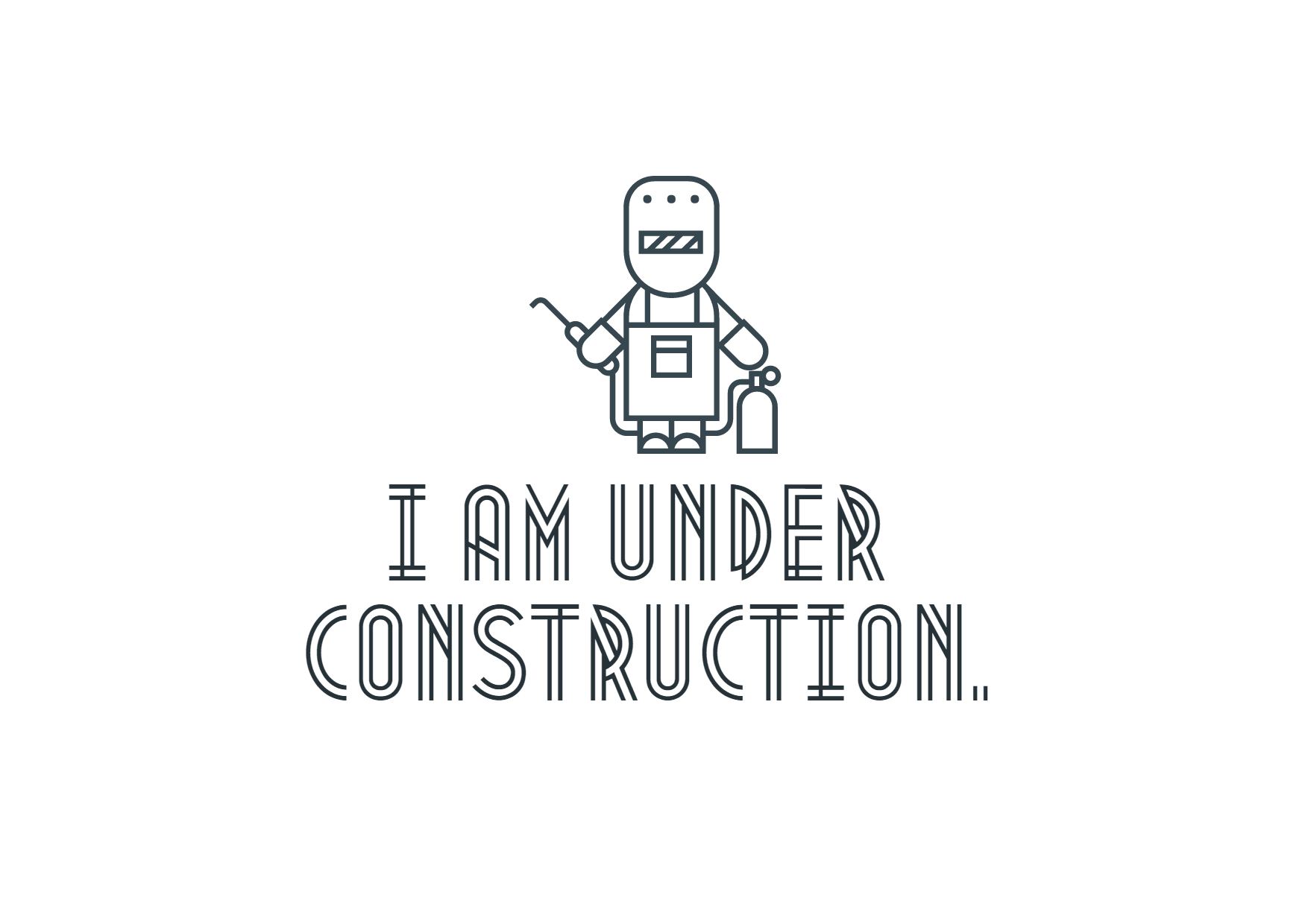 I am under construction #Quote Design  Template 