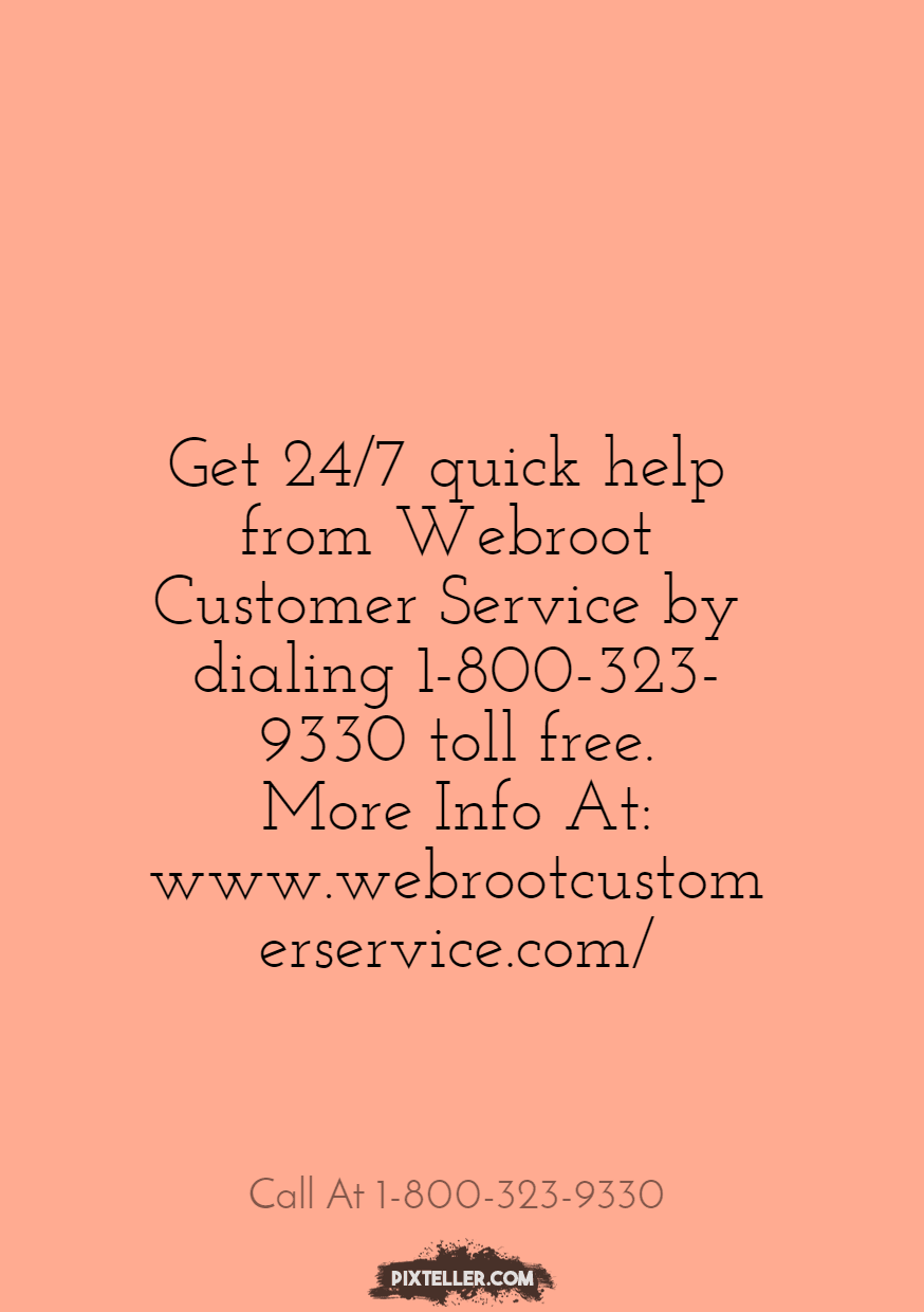 Webroot Customer Service Phone Design 