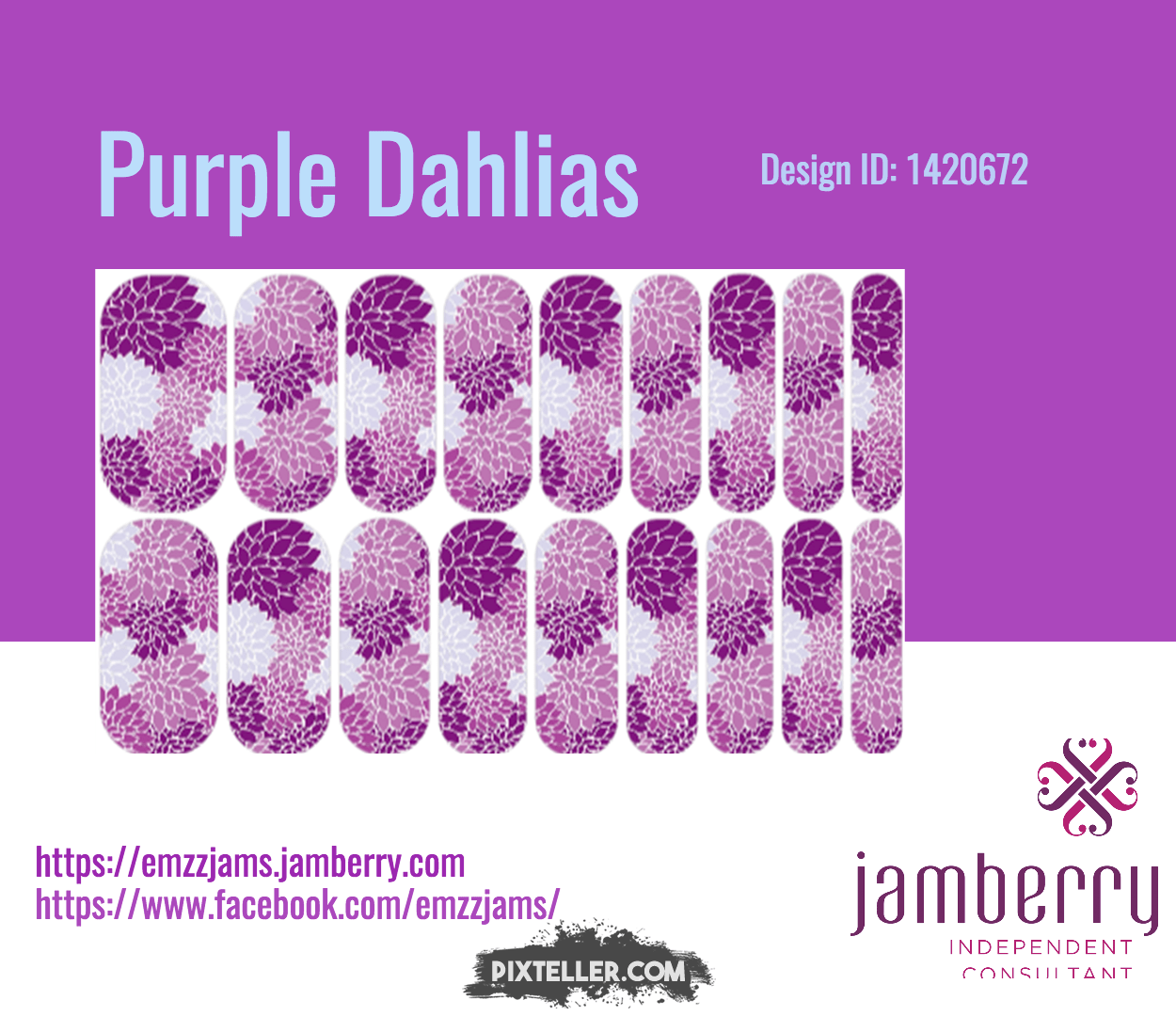 Purple Dahlias 1420672 Design 