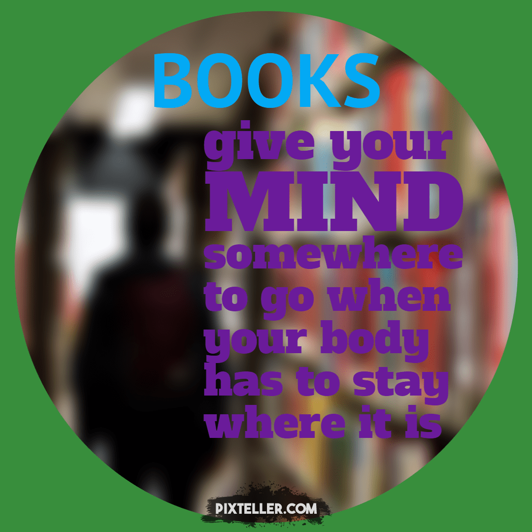 Books give your mind Design 