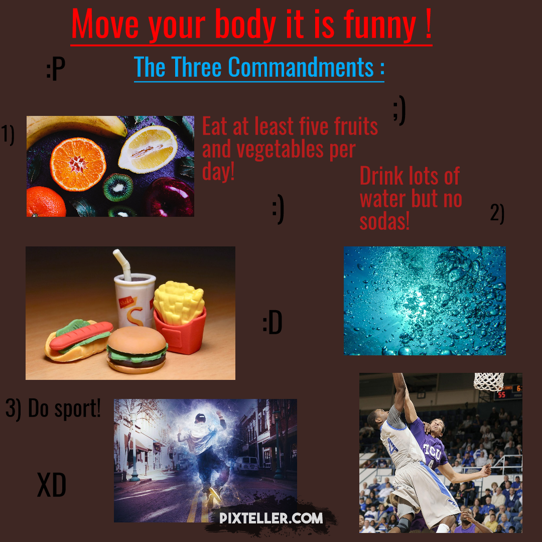 Move your body it is funny ! Design 