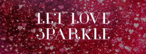 Let love sparkle #love #valentine #sparkle #pink #heart