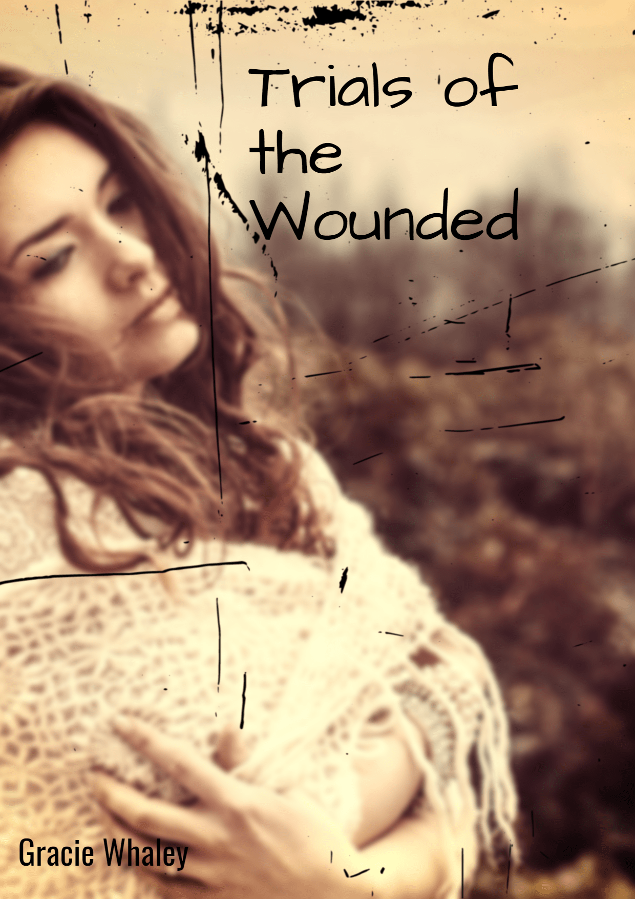 Trials of the Wounded Book Cover Design 