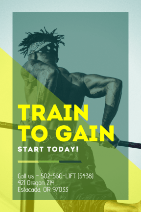 #template #gym #poster 