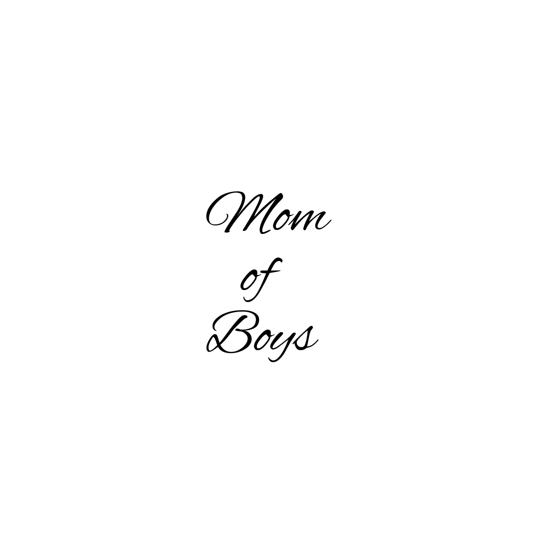 Mom of Boys-Plain Design 