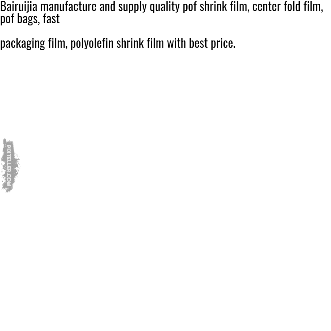 POF Shrink Film, Fast Packaging Design 
