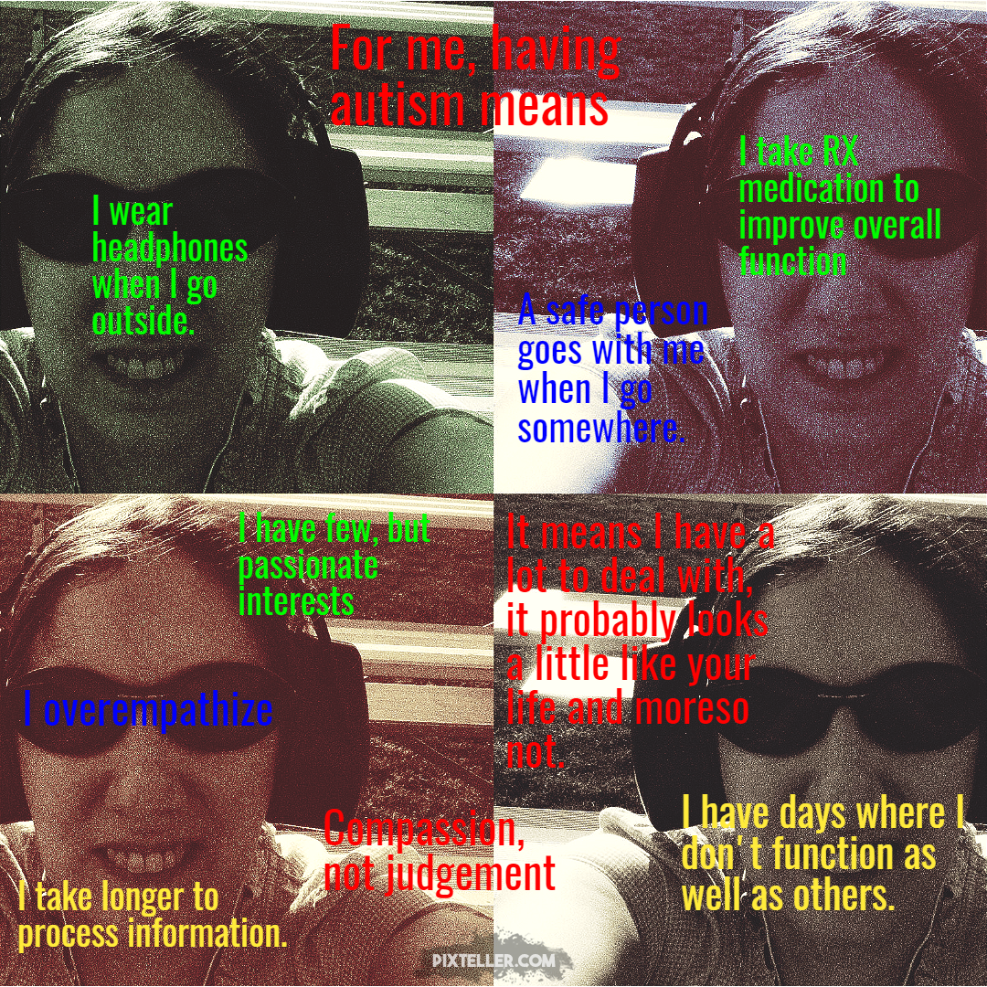 For me, having autism means... Design 