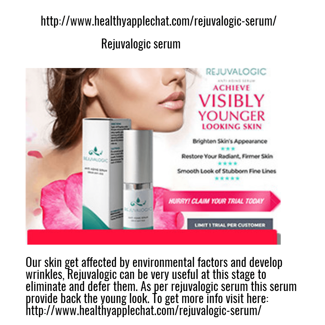 Rejuvalogic serum Design 