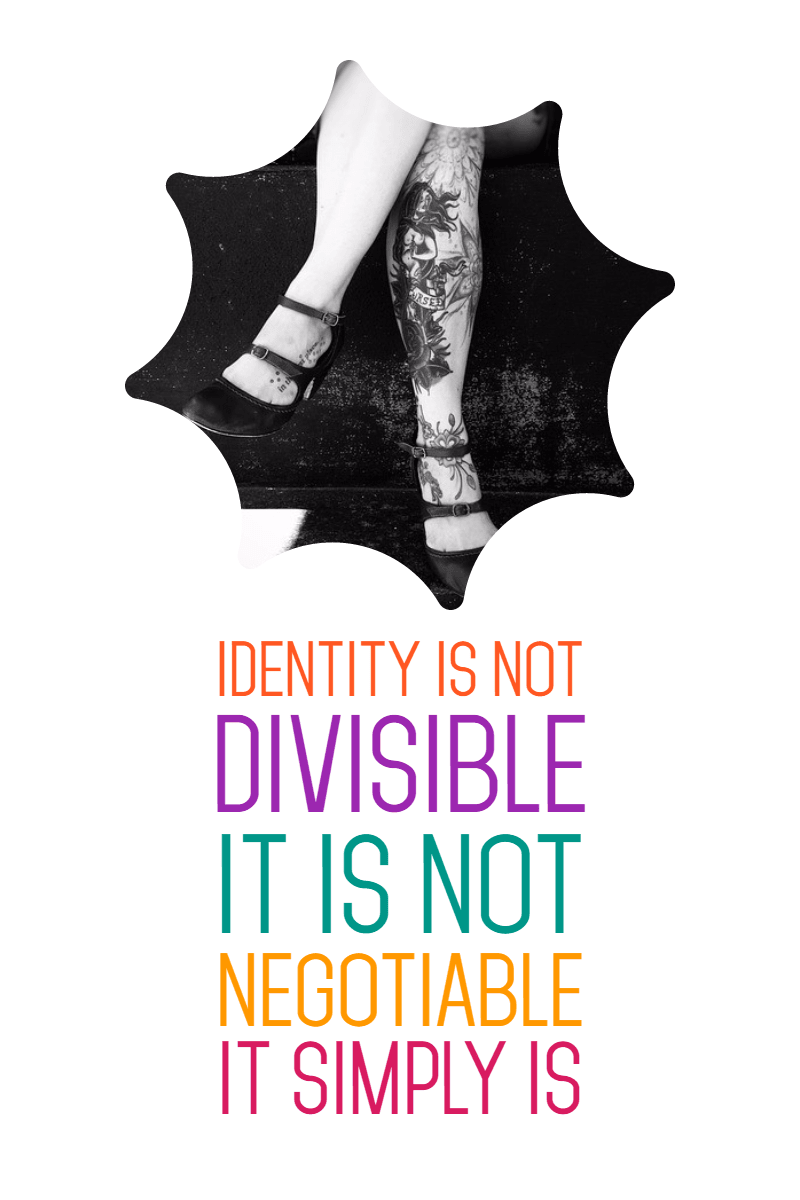 IDENTITY unique #poster #quote Design  Template 