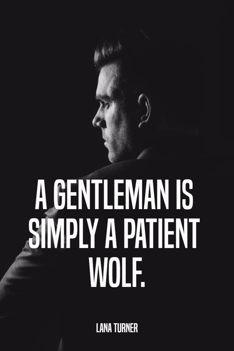 #gentleman #poster #quote #simple Design  Template 