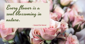 #poster #flower #quote #simple