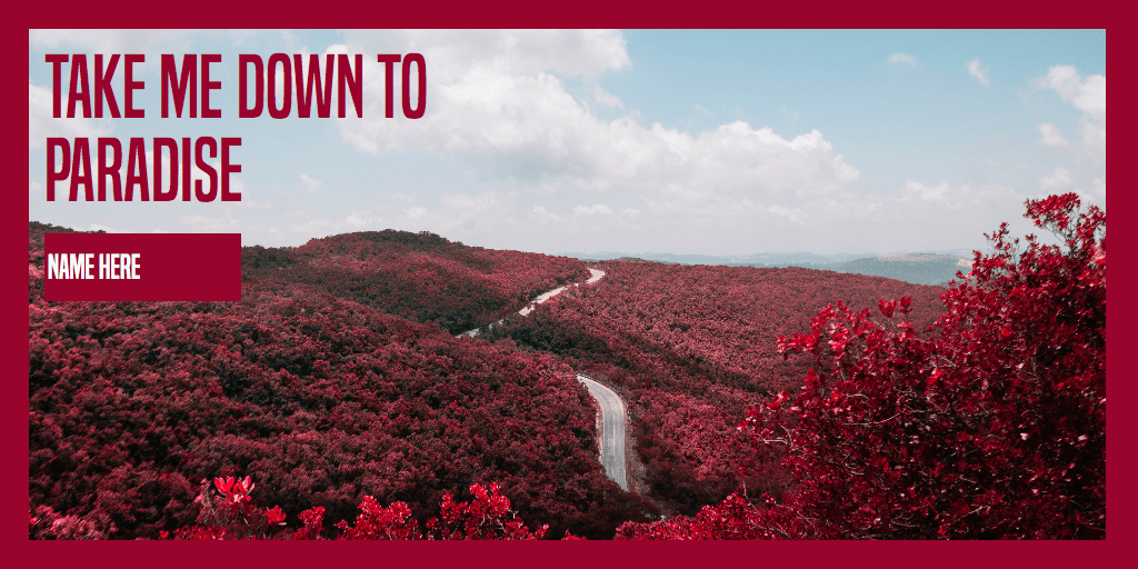 #poster #simple #nature #red Design 