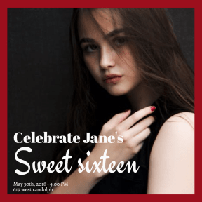 Sweet sixteen #anniversary #invitation #sweetsixteen