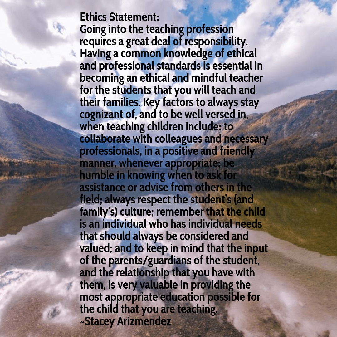 Ethics Statement Design 