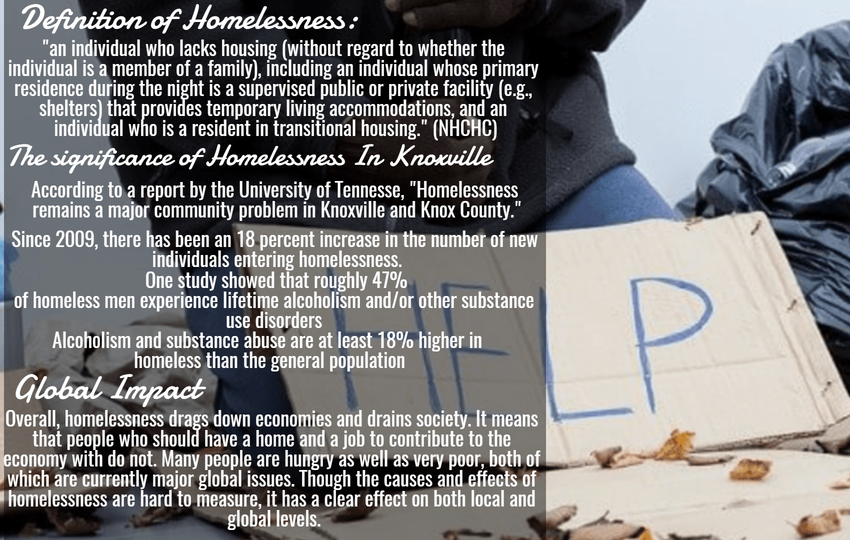 homelessness proj Design 
