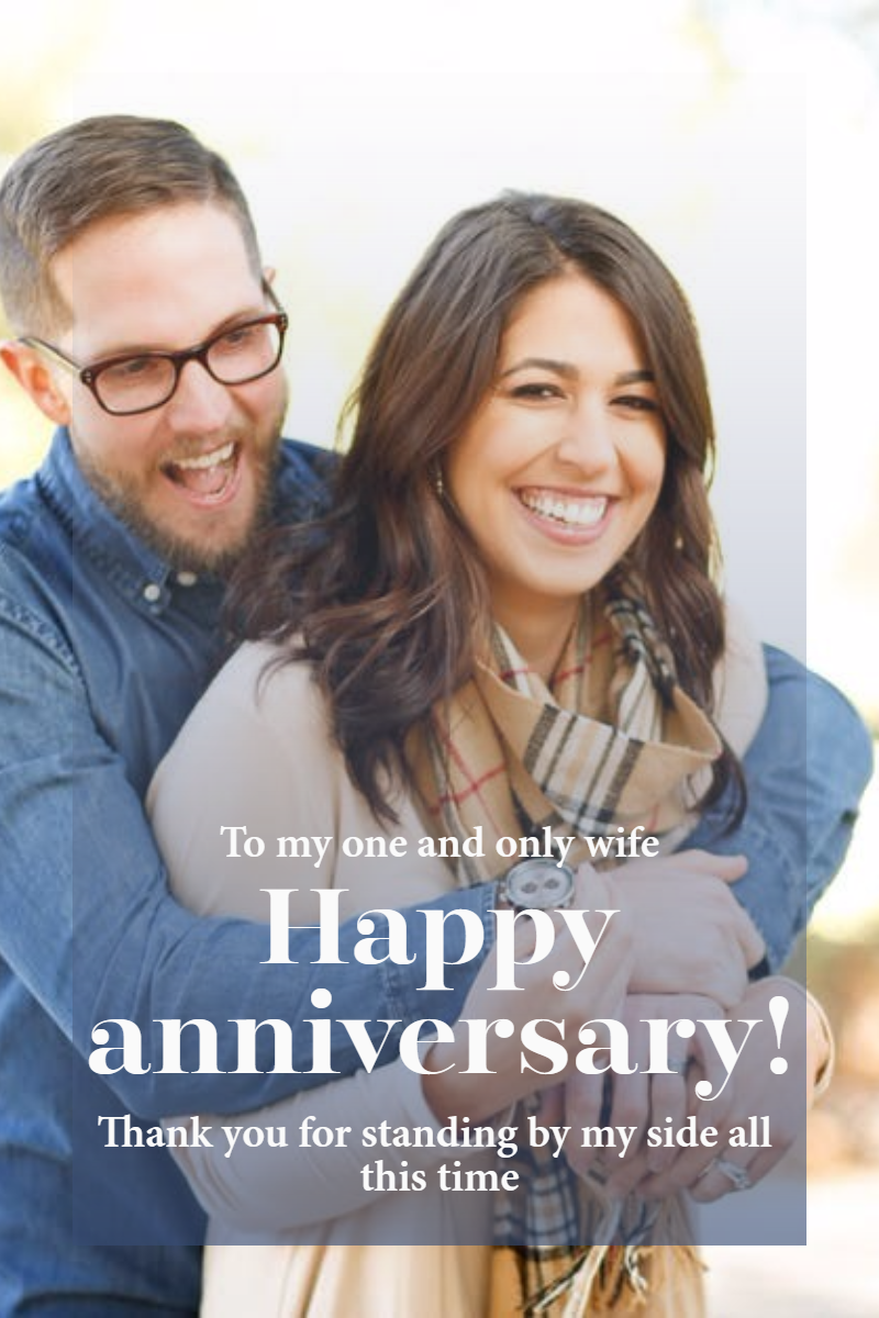 Happy anniversary #anniversary #wife Design  Template 