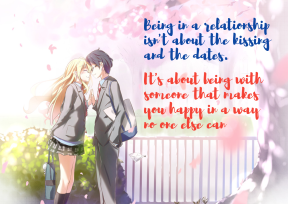 Kaori and Kousei #love #poster #quote #announcement
