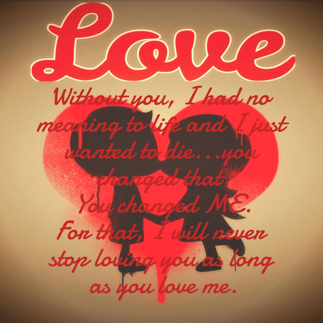 Your love changed me Design 