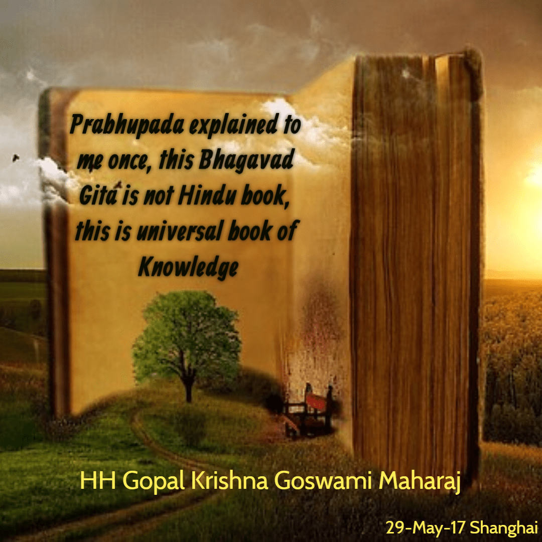this Bhagavad Gita is not Hindu Design 