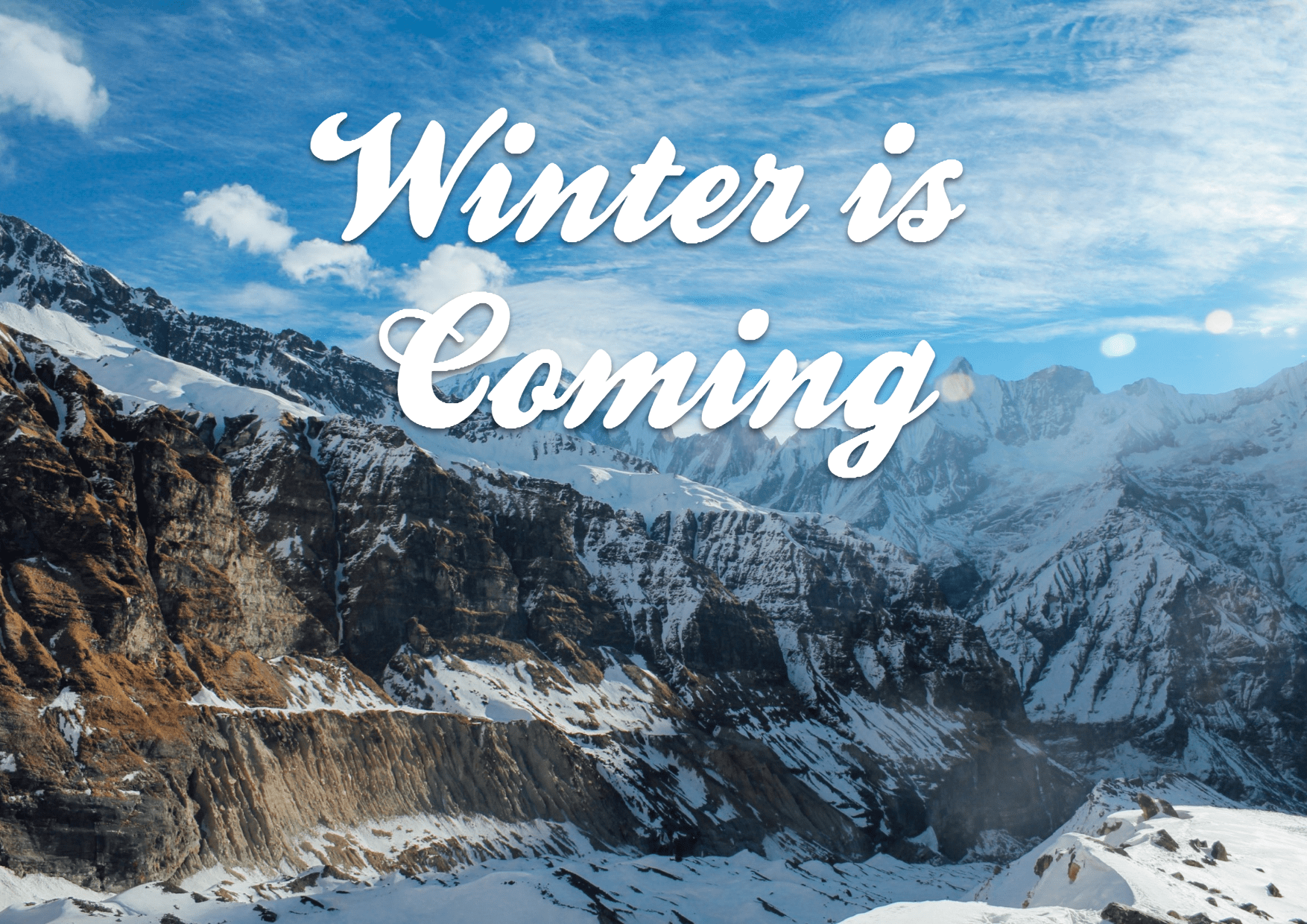 Winter #avatar #poster Design  Template 