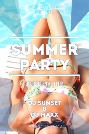 Summer party #invitation #poster #club #party #dj #vibes #club 