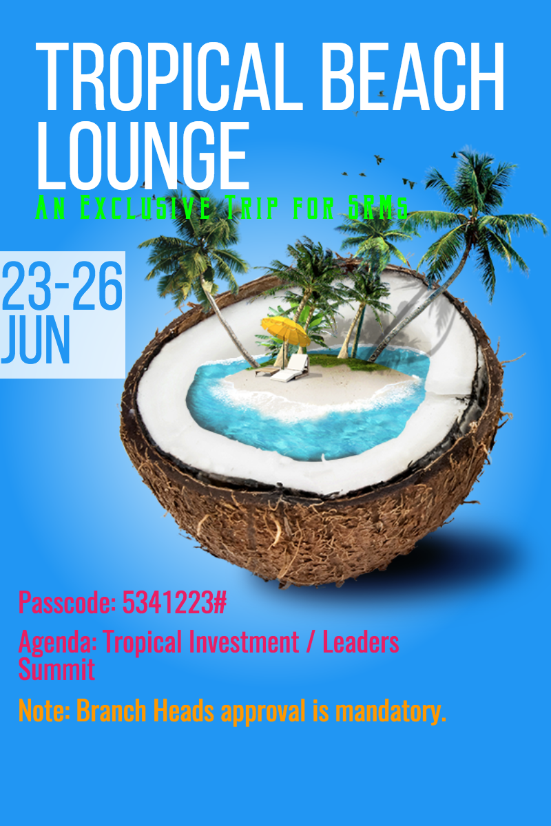 Tropical Beach Lounge #invitation Design 
