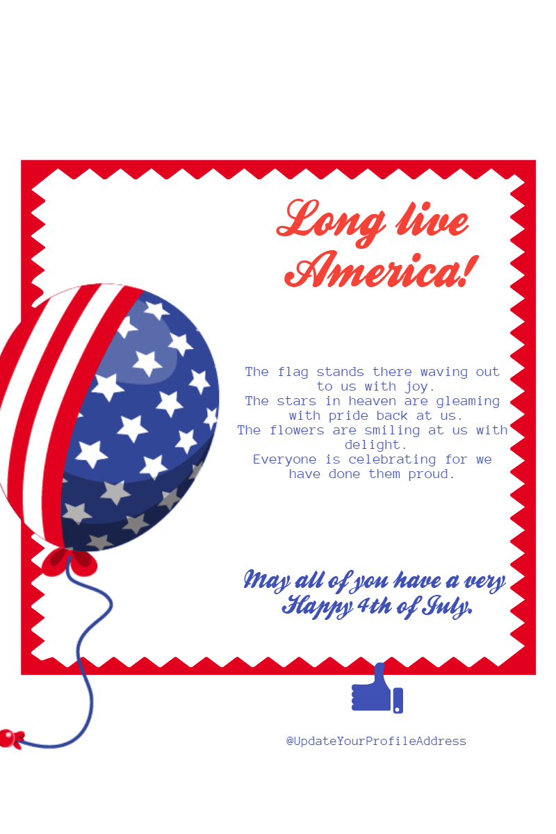 4th of July message #4thofjuly Design  Template 