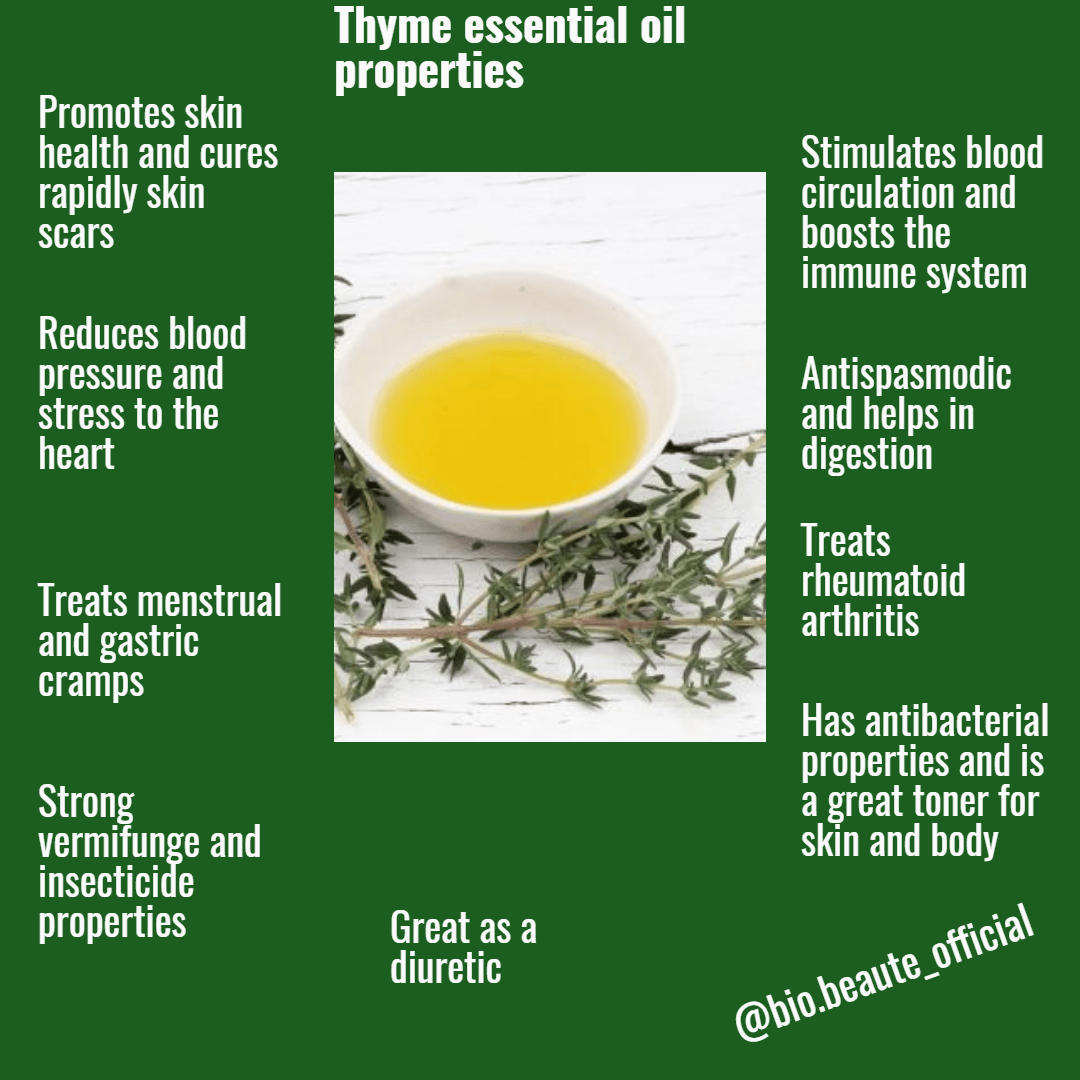 thyme oil Design 