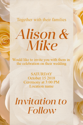 Wedding invitation #invitation #wedding #love #ceremony #marriage 
