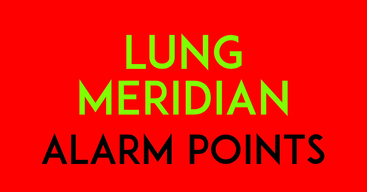 ALARM POINTS review BEGINNING LUNG Design 