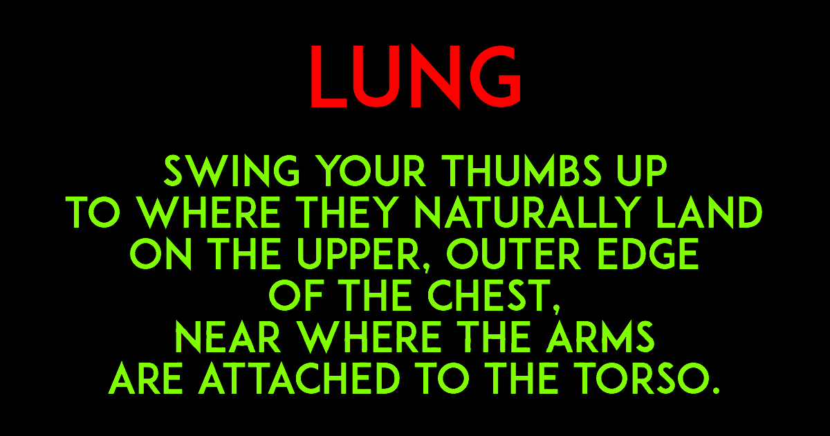 ALARM POINTS review locations lung Design 