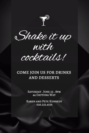 Cocktail party #invitation #party #cocktail #fun