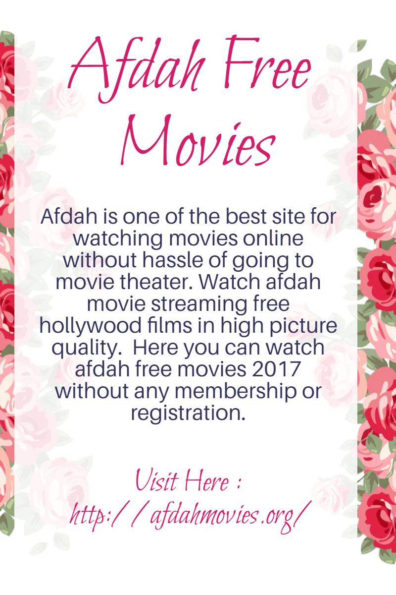 Afdah Movie Streaming Website Design 