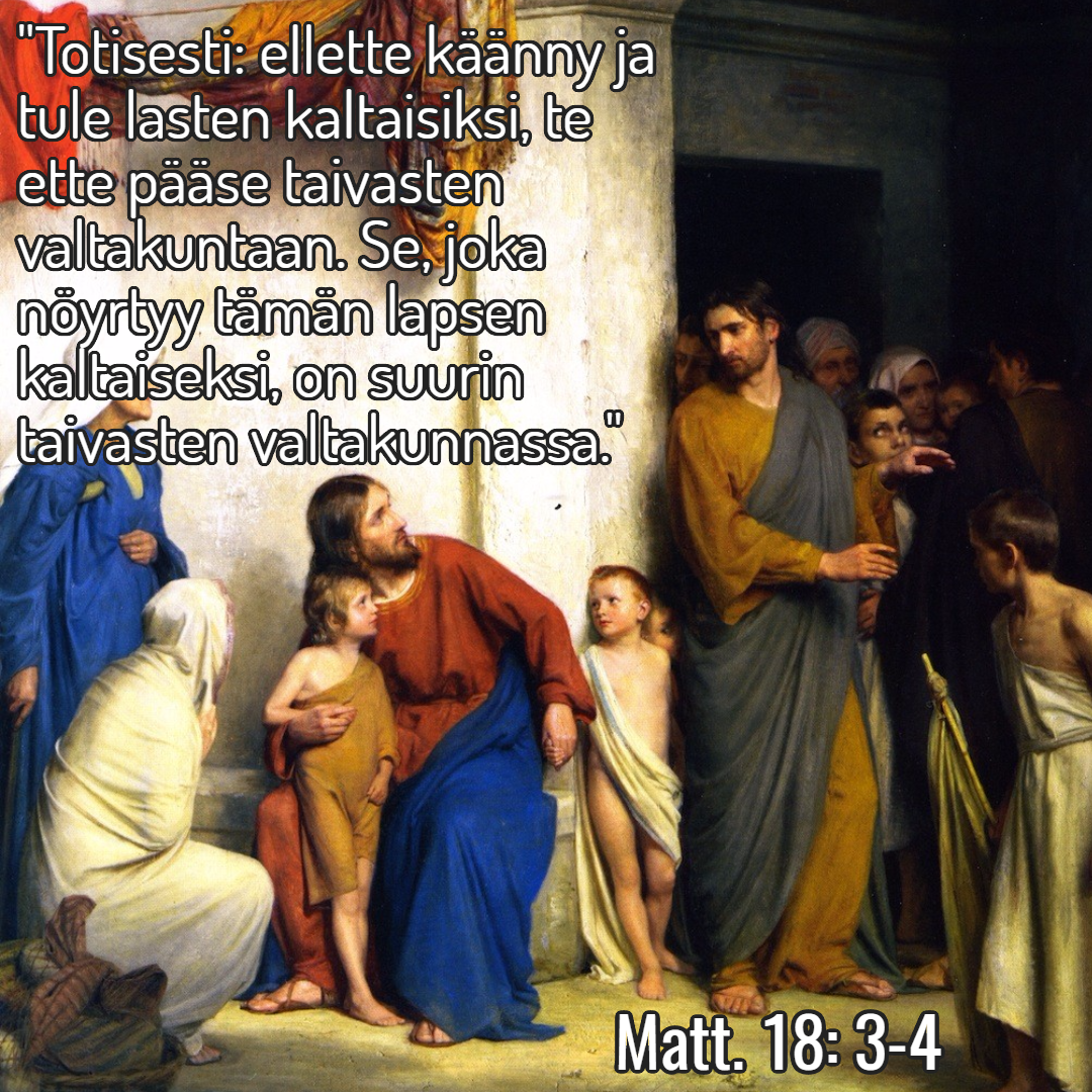 Matt. 18: 3-4 Design 