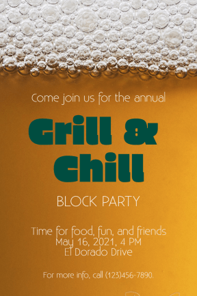 Grill and chill #invitation #grill #barbecue #food #bbq  #party