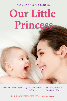 Baby Shower #baby #invitation #babyshower #littlegirl #girl