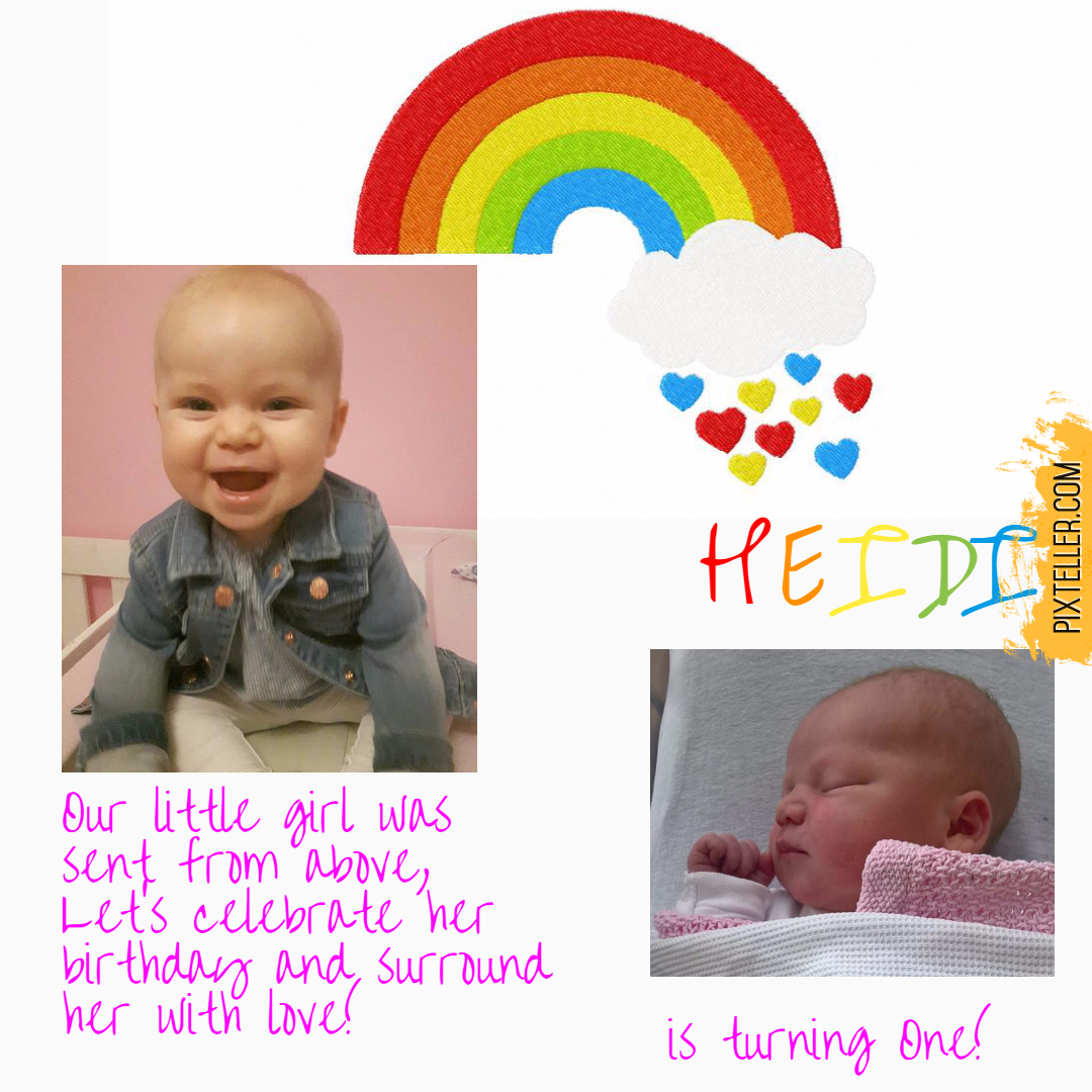 Heidi's 1 Birthday Design 