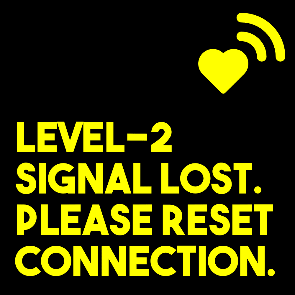 Level-2 Signal black and yellow Design 
