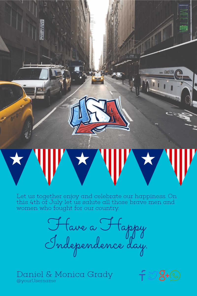 4th of July message #4thofjuly Design 