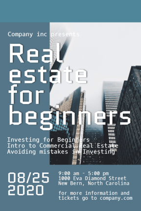 Real estate #real estate #city #business #poster #beginners