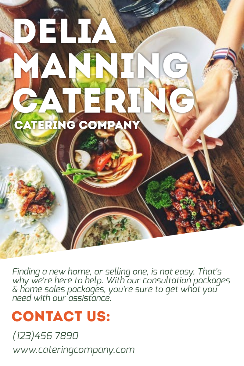 Catering company #catering #food Design  Template 
