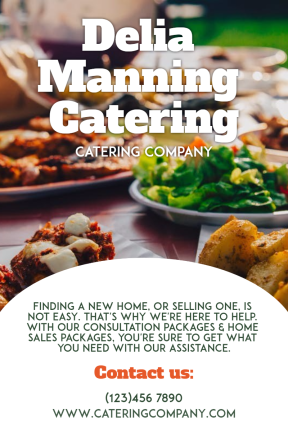Catering company #catering #food #business #poster #consulting