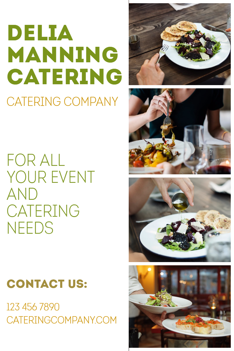 Catering company #catering #food Design  Template 